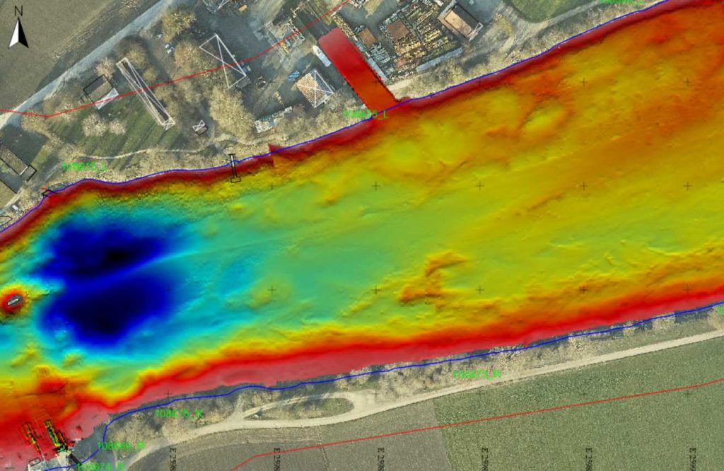 terra vermessungen ag aktuelles flussvermessung aare biel solothurn