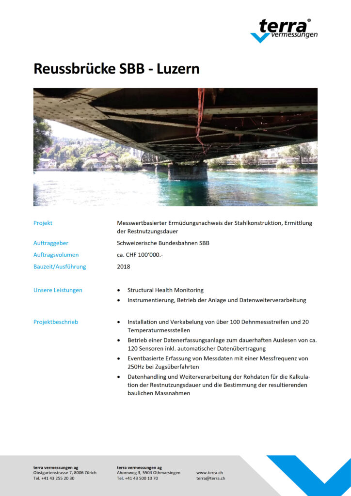 terra vermessungen ag projekte reussbruecke luzern referenzblatt rev01
