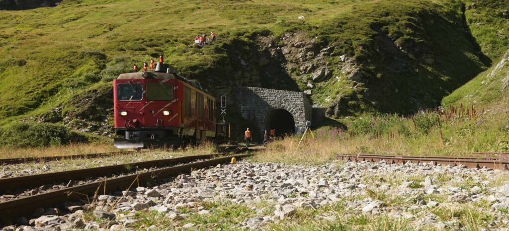 terra vermessungen ag aktuelles furka bergstrecke banner