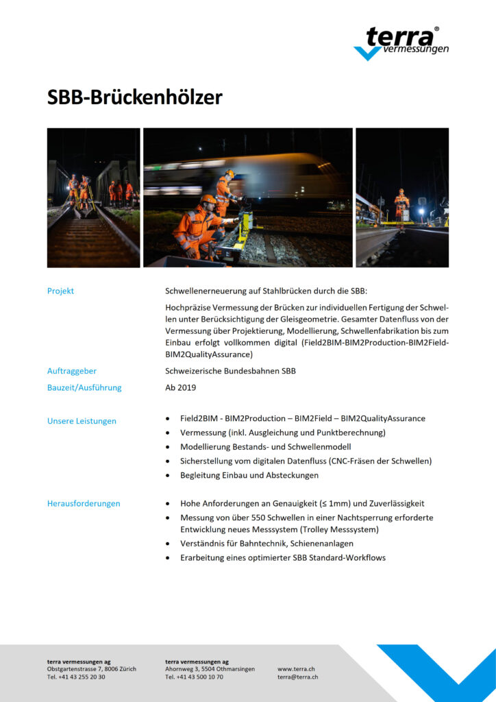 terra vermessungen ag projekte sbb brueckenhoelzer referenzblatt rev01