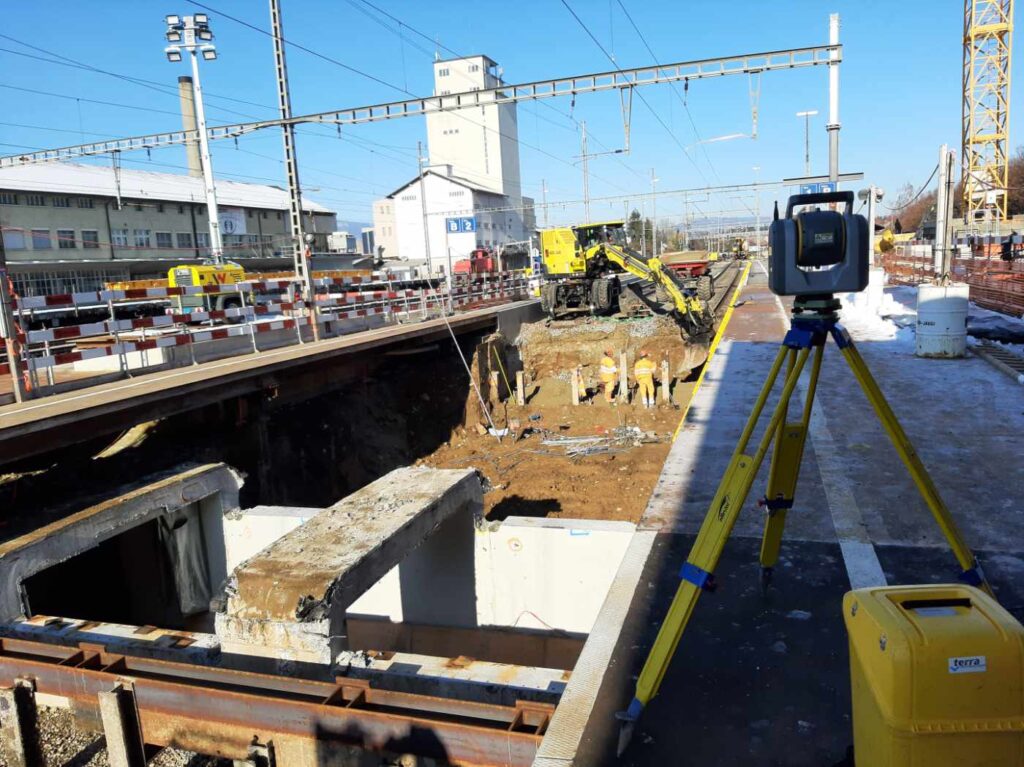terra vermessungen ag aktuelles einbau hilfsbruecken herzogenbuchsee 2